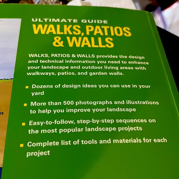 Paperback Book “WALKS, PATIOS, & WALLS” Ultimate Guide. 240 pages - Picture 6 of 13
